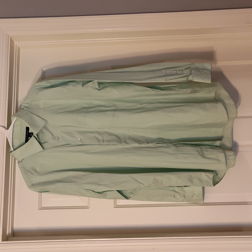 EUC Ivy Crew Men's Long Sleeve Button Down Shirt, Size XL, Green